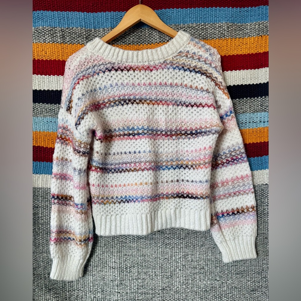 Francesca's Collections Multicolor Pullover V-Nec… - image 11